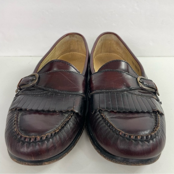 Cole Haan City Kiltie Fringe Pinch Buckle Loafer Mens 8.5 - Picture 7 of 12